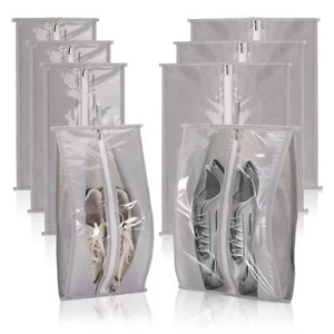 8 Pcs Shoe Bags for Travel 4 Large 4 X-Large Waterproof Travel Shoe Bag with ... - Picture 1 of 7