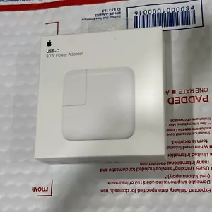 Adaptador de corriente USB-C Apple MY1W2AM/A 30W - Nuevo sellado Original genuino OEM - Imagen 1 de 5