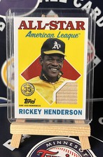 2023 Topps Series 2 RICKEY HENDERSON 1988 ALL-STAR Game-Used BAT Relic #88ASR-RH