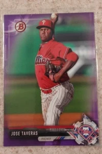 2017 Bowman Draft JOSE TAVERAS Purple 197/250 - Picture 1 of 1