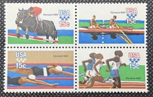 Scott # 1791 - 1794 US Olympics M/NH O/G 4 STAMPS Beautiful Condition - Picture 1 of 2
