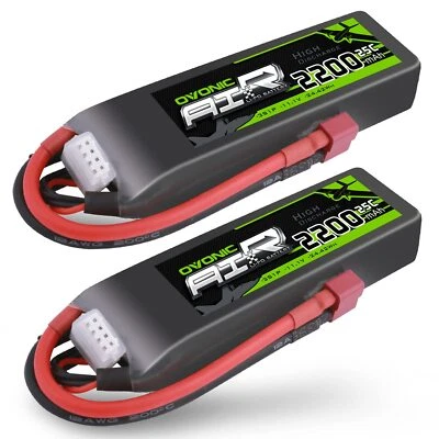 3S Lipo Battery 25C 2200mAh 11.1V Lipo Battery with Dean-Style T Connector fo... - Image 1 of 4