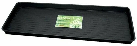Garland Premium Home Garden Tough Plastic Grow Bag Tray - 100cm x 40cm x 5cm - Image 1 of 1