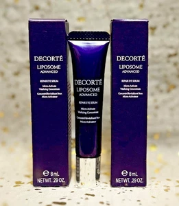 2x~Decorte~Lipsome Advanced Eye Repair Serum~8ml/.29oz each~Travel Size~NIB~ - Picture 1 of 1