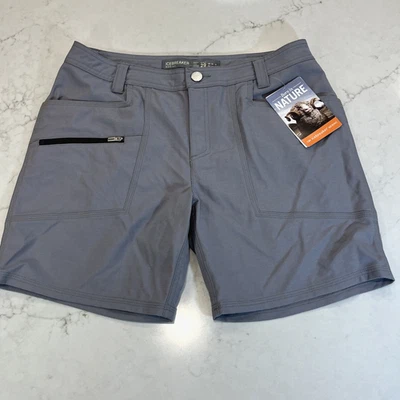Icebreaker NUEVO Pantalones Cortos Mujer Terra Merino Mezcla Lana Carga Viaje Caminata Talla 29 x7" Foto 1 de 4