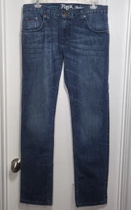 Wrangler Rock 47 Jeans Womens 27x32 Blue Boyfriend Fit Stretch Denim (30x32)* - Picture 1 of 9