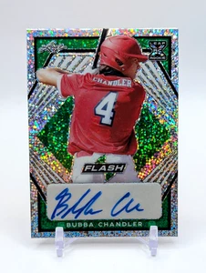 Bubba Chandler 2021 Leaf Flash AUTO GREEN #'D /25 SP Pirates - Picture 1 of 10
