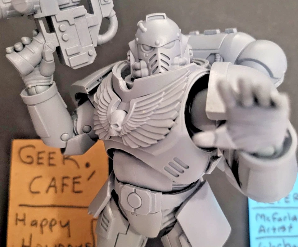 McFarlane Warhammer 40k Dark Blood Angels HELLblaster Artist Proof Primaris U3-8 - Image 1 of 4