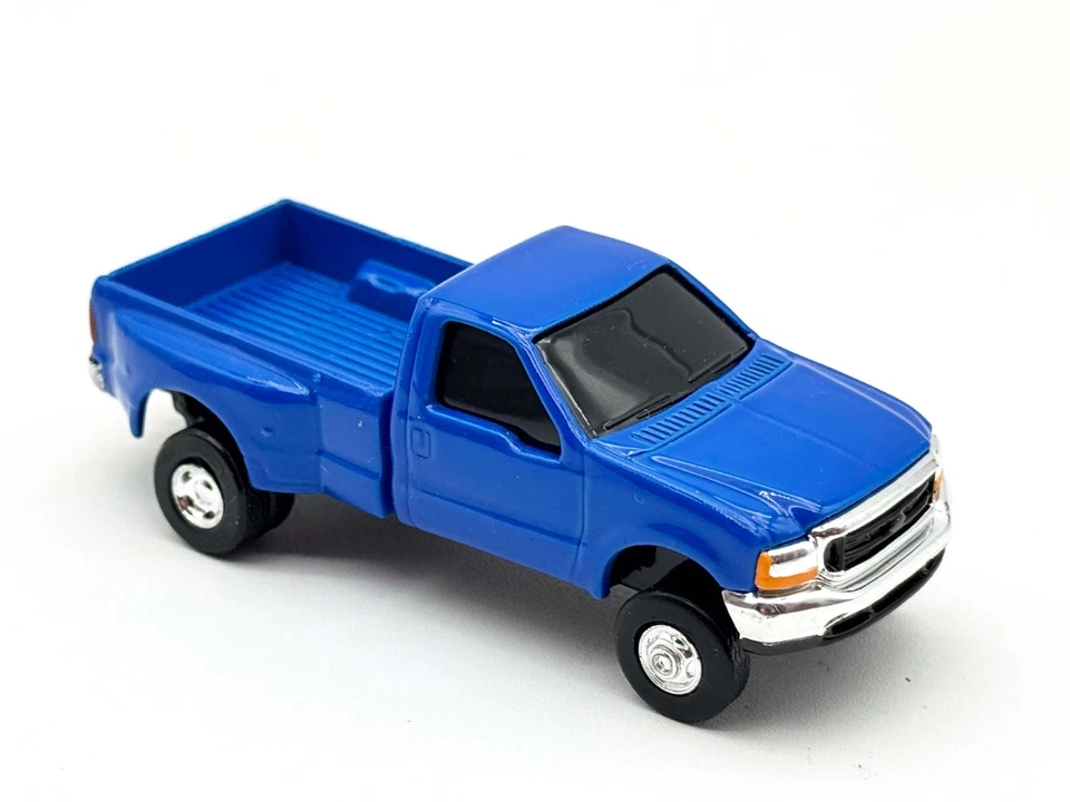 1/64 Ford F-350 Blue Dually Pickup Truck - Image 1 of 1