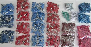 Stern Ösen 3/16" x 1/4" ca. Posten 2100 plus Farben: rot, blau, braun & mehr - Bild 1 von 4