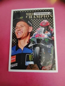 Fabio Quartararo World Champion Carte Moto Gp 2024 Panini #198 - Picture 1 of 5