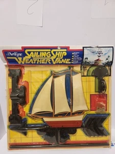 Vintage 1981 Artline Sailing Ship Weather Vane New In Package - Picture 1 of 8