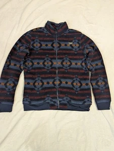 Abercrombie Fitch Kids 15/16 Aztec Fleece Jacket Full Zip Sherpa Warm Southwest - Picture 1 of 5