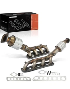2x Convertidor catalítico delantero con colector de escape para INFINITI QX56 QX80 V8 5,6 L - Imagen 1 de 8