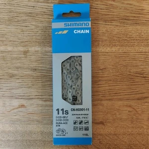 Cadena Shimano CN-HG901 11 velocidades Dura-Ace XTR Sil-Tec 116L enlace rápido - Imagen 1 de 2
