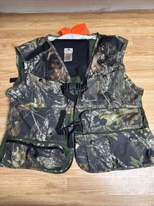 Mossy Oak Strut Zone Breakup Camo Turkey Vest With Seat Pad Men's 2XL-3XL - Picture 1 of 11