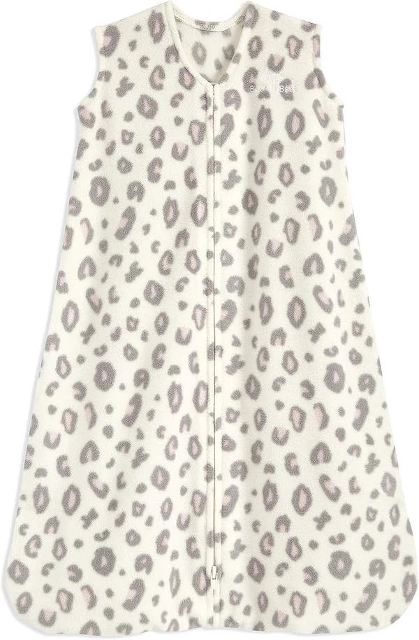 Manta portátil Halo Baby saco de dormir rosa leopardo polar talla 6-12 meses nueva Foto 1 de 4