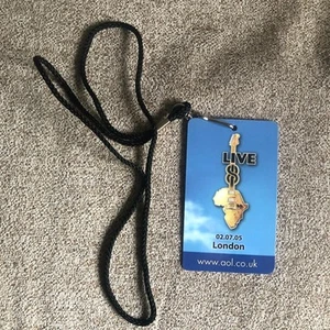 PINK FLOYD Guest Lanyard Live 8 Hyde Park 02/07/05 U2 The Who - Picture 1 of 1