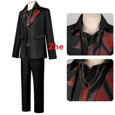 Love And Deepspace Qin Che Cortina Oscura Escarlata Conjunto Completo Trajes Disfraz Juegos con disfraces Foto 1 de 4