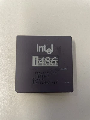 Intel i486 33 MHz 1 (A80486DX-33) Prozessor - Bild 1 von 2