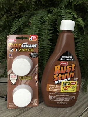 WHINK 2 Rust Guard Tablets & Rust Stain Remover Liquid 16 oz Toilet Bowl Cleaner - Image 1 of 4