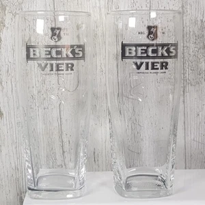 Becks Vier Pint Gläser X2 Top Zustand  - Bild 1 von 5