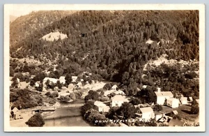 Downieville California Bridge Golden City Hwy Sierra Vintage Postcard RPPC B12 - Picture 1 of 2