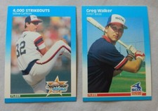 1987 Fleer Glossy Chicago White Sox Baseball Card Pick one