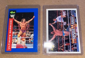 1990 Classic WWF Wrestlemania Hercules Ultimate Warrior Cards - Picture 1 of 5