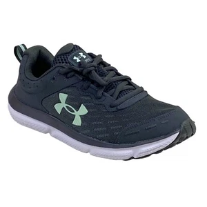 Under Armour Women's 9.5 Charged Assert 10 Mesh Running Shoes Dark Gray - Picture 1 of 10