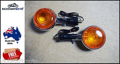 Indicator Blinker Set for Yamaha XV250 Virago 89-15 XV535 Front Rear XV 250 PAIR - Image 1 of 2