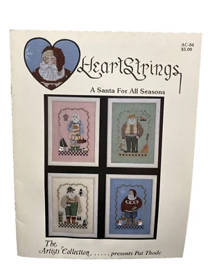 Heartstrings A Santa For All Seasons Pat Thode Artist Cross Stitch Charts AC-84 - Image 1 of 2