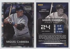2014 Panini Black Friday Cracked Ice /25 Miguel Cabrera #20