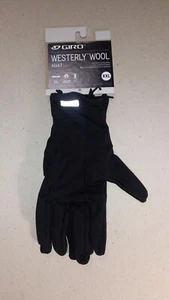 Giro Westerly Merino Wool Gloves Fall Winter Spring Multiple sizes Black - Picture 1 of 6