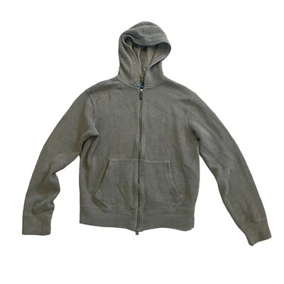 Polo Ralph Lauren Womens Zip Up Hoodie Sz S Army Green Petite — 第 1/4 张图片