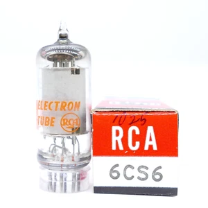 One Excellent RCA 6CS6 Tube NOS NIB Strong as Hell! GM[%]: 155 AMPLITREX - Picture 1 of 1