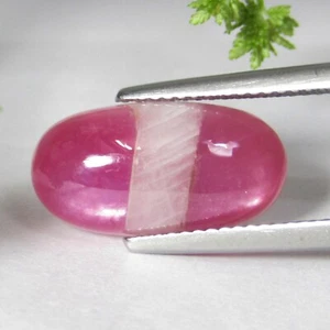 10.16Cts Nice Looking Natural Ruby Oval Cabochon Loose Gemstone - Picture 1 of 5