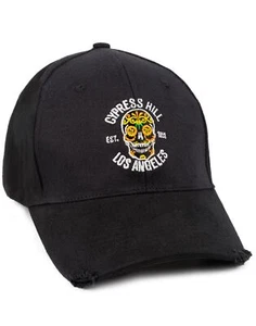 Cypress Hill Black Band Logo Adjustable Curved Peak Cap Unisex - Picture 1 of 9
