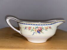 Antique Johnson Bros. England Old English Scalloped Yellow Floral Gravy Boat
