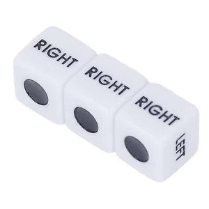 Dice Game Set - LRC Game Set w/ 3 Dices 24 Chips - Fun Family Party Game