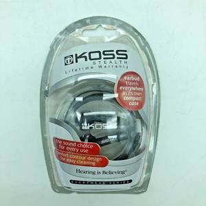 Koss Stealth Ohrhörer Kopfhörer 3,5 mm Reise In Ohr CH-6855 Stereophone 4' Kabel - Bild 1 von 15
