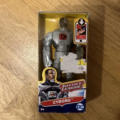Boneco de ação DC Justice League Cyborg 6" da Mattel NOVO adesivo lacrado na frente - Imagem 1 de 4