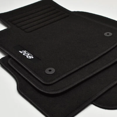 Mattenprofis Velours Edition Fußmatten für Peugeot 208 I ab Bj.03/2012 - 2019 sw