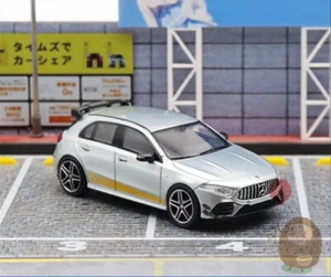 NEW 1/64 Benz AMG A45 2023 Alloy Car model Diecast Display Ornaments Toys Silver - Picture 1 of 7