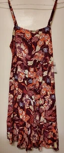 NWT! Old Navy Sleeveless Tiered Multi Color Floral Print Swing Dress sz Small - Picture 1 of 5