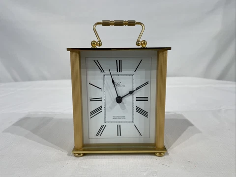 Vintage Wilton/Seiko Westminster Whittington Mantel Clock 1980's Cover