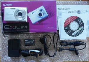 Casio Exilim EX-Z60  Digitalkamera Foto Kamera 6.0 MP Silber  OVP wie neu - Bild 1 von 6