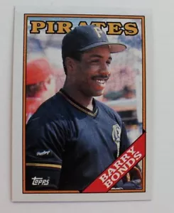 BARRY BONDS 1988 TOPPS #450 BASEBALL CARD SINGLE - Picture 1 of 2