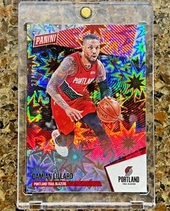 Damian Lillard 2021 Panini The National #'d 27/50 KABOOM Explosion SSP Blazers - Picture 1 of 11