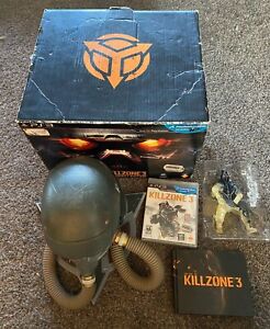 Killzone 3 Helghast Edition Replica Helmet, Figure, Book in Box - GAME IS SEALED